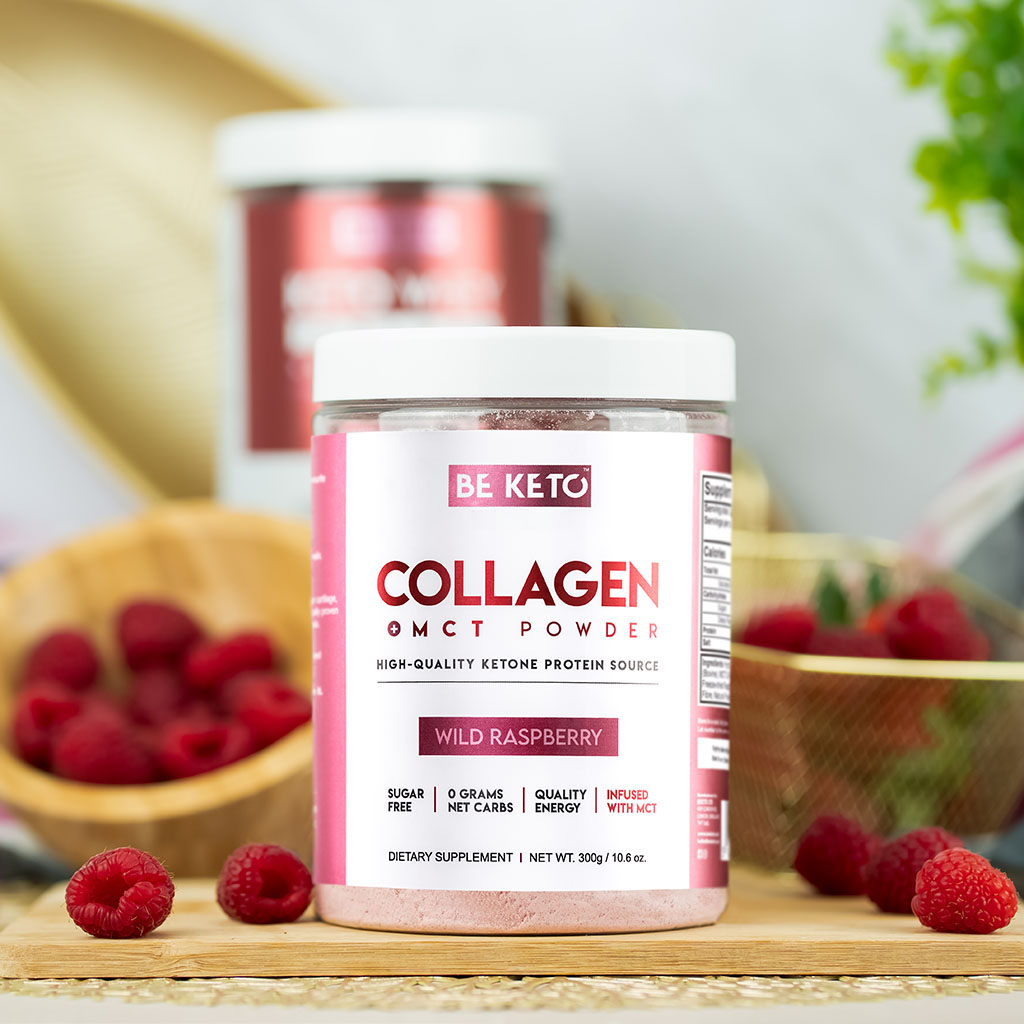 Keto Collagen MCT Oil Wild Raspberry