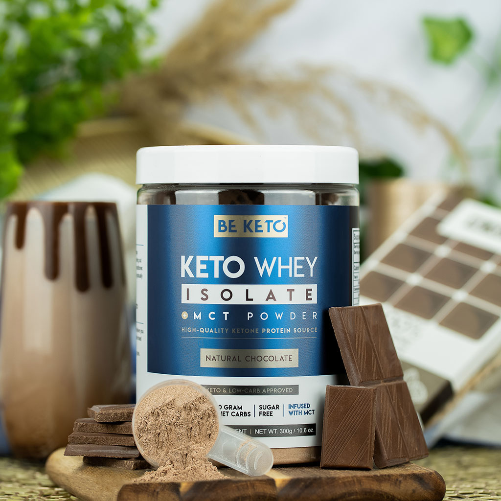 Keto Whey Isolate Natural Chocolate 300g 1