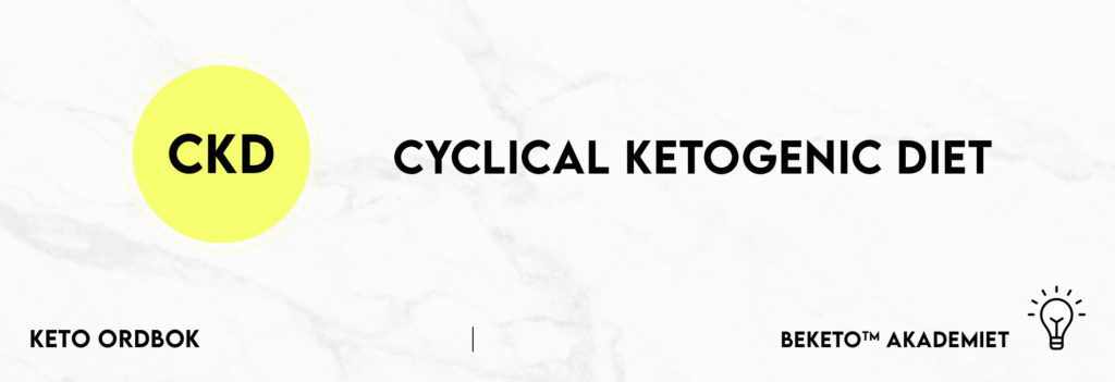 CKD Cyclical Ketogenic Diet Keto ordbok
