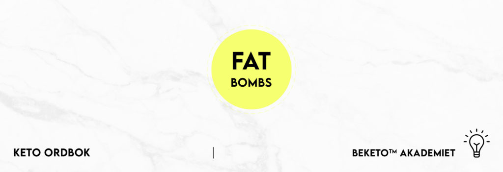 Fat Bombs Keto ordbok