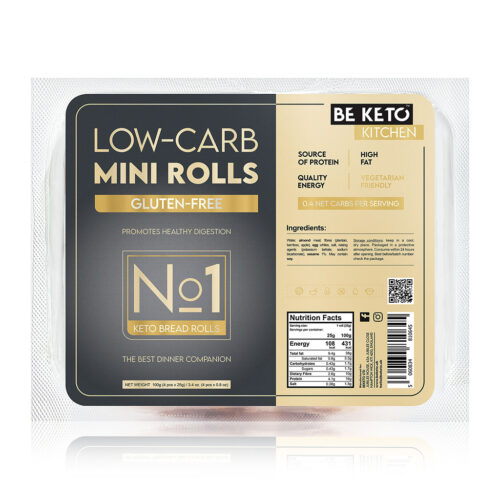 BeKeto Mini Rolls Gluten Free