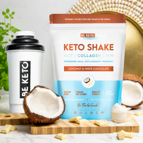 Kompozycja 2 Keto Shake Kokos Biala Czekolada