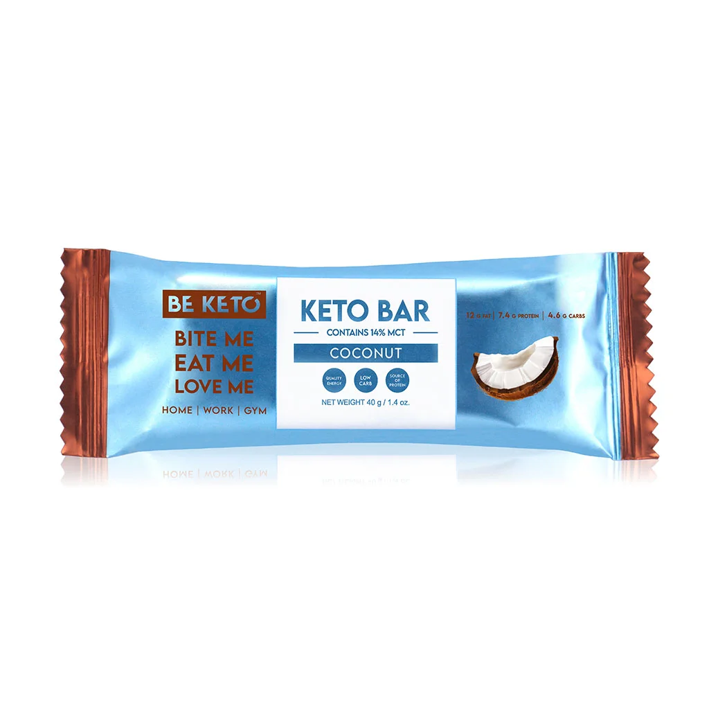 Keto-bar – Sjokoladetrukket Kokos 40 g